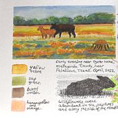 My project for course: Watercolor Travel Journal. Traditional illustration, Watercolor Painting, Architectural Illustration, and Sketchbook project by Sharon Guy - 06.02.2022