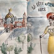 My project for course: Artistic Watercolor Sketching: Dare to Express Your Ideas. Traditional illustration, Sketching, Creativit, Drawing, Watercolor Painting, and Sketchbook project by Wendy Gerber - 06.05.2022