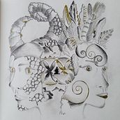 Graphite Journaling. Traditional illustration project by Angelika Schneider - 06.07.2022