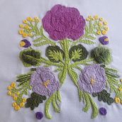 Mi proyecto del curso: Técnica de bordado con paso atrás. Projekt z dziedziny  Haft, Wzornictwo tekst i liów użytkownika Catalina Moreno - 05.06.2022
