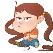 Blackmail | Cartoon Character Digital Painting. Un proyecto de Diseño de personajes, Dibujo digital, Bocetado, Ilustración digital, Pintura digital, Ilustración tradicional, Ilustración infantil e Ilustración editorial de "Muhammad at-Tayieb" al-Hyari - 06.06.2022