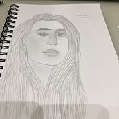 Meu projeto do curso: Caderno de retratos: explore o rosto humano. Projekt z dziedziny Sketching,  R, sunek, Portret,  R, sunek art, st, czn i Sketchbook użytkownika manuelasequeira_123 - 05.06.2022