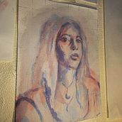 Mon projet du cours : Portrait artistique à l’aquarelle. Fine Arts, Painting, Watercolor Painting, and Portrait Drawing project by julia_thomassin - 06.06.2022