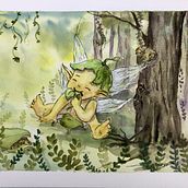 Mi proyecto del curso: Ilustración de cuento de hadas con acuarelas. Ilustração tradicional, Pintura, Desenho, Ilustração digital, e Pintura em aquarela projeto de Inma Delgado Méndez - 06.06.2022