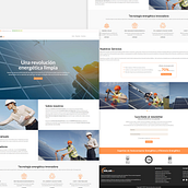 Página Web Estática: Paneles Solares. Een project van  Webdevelopment y Webdesign van Álvaro Muñoz Gabaldón - 06.06.2022