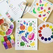 Mi personalidad cromática. . Ilustração tradicional, Artes plásticas, Pintura, Pintura em aquarela, e Teoria da cor projeto de Angelle Lardet Farrero - 06.06.2022