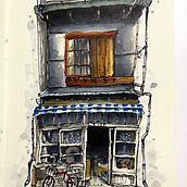 My project for course: Expressive Architectural Sketching with Colored Markers. Projekt z dziedziny Sketching,  R, sunek,  R, sunek architektoniczn, Sketchbook,  R i sunek atramentem użytkownika Thomas Krogholt Nielsen - 02.06.2022