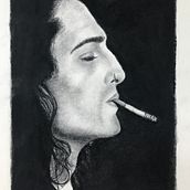 Mon projet du cours : Portrait artistique au fusain : créez des ambiances. Un progetto di Illustrazione tradizionale, Belle arti, Disegno, Disegno di ritratti, Disegno realistico e Disegno artistico di elimauso - 06.06.2022