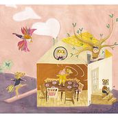 Mein Kursprojekt: Erzählerische Illustration für Kinder mit Mischtechniken. Traditional illustration, Collage, Pencil Drawing, Children's Illustration, Narrative, Gouache Painting, and Picturebook project by Sabrina Grimm - 06.06.2022