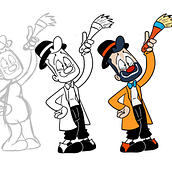Olirrô - Character Design. Traditional illustration, Character Design, and Animation project by Alison Andrei - 03.02.2022