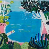 Mi proyecto del curso: Naturaleza con pintura acrílica: del cuaderno al lienzo . Traditional illustration, Painting, Acr, lic Painting, and Sketchbook project by astrid_reis - 06.07.2022