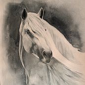 My project for course: Expressive Animal Portraits in Watercolor. Traditional illustration, Watercolor Painting, Realistic Drawing, Naturalistic Illustration, and Advertising project by ta9a - 06.07.2022