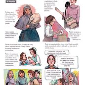 Strucné dejiny feminiz v Cile - Kápital magazine. Un progetto di Fumetto e Illustrazione editoriale di Francisca Cárcamo Rojas - 01.06.2021