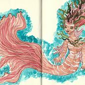 My project for course: Fantasy Sketchbook: Draw Characters from Imagination. Traditional illustration, Creativit, Drawing, and Sketchbook project by Piisorv - 06.06.2022