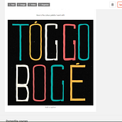 Tog Go Bog E/ Take it Easy! . Motion Graphics, Animation, T, pograph, 3D Animation, Kinetic T, and pograph project by robbiesmyth021 - 05.31.2022