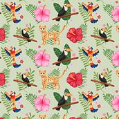 Meu projeto do curso: Design de padrões ilustrados. Design, Traditional illustration, Pattern Design, and Printing project by Pamela Coutinho - 06.07.2022