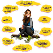 Mi autorretrato. Un proyecto de Diseño, Ilustración tradicional, Diseño de personajes y Diseño gráfico de Antonella Aparicio - 07.06.2022