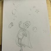 Creación de personajes estilo cartoon  bailarina - niño superheroe - pastelera. Traditional illustration, Character Design, and Drawing project by aniupinkrose - 06.06.2022