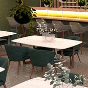 Mi proyecto del curso: Diseño de interiores para restaurantes. Un progetto di Architettura d'interni, Interior design, Interior Design, Retail Design e Progettazione dello spazio di Waltter Jurado Pedroza - 07.06.2022