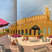 My project for course: Pictorial Sketchbook with Gouache. Traditional illustration, Sketching, Drawing, Sketchbook, Gouache Painting, and Architectural Illustration project by Kit Eastman - 06.07.2022