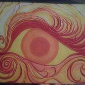 Eye of Surya. Projekt z dziedziny Craft i Malowanie gwaszami użytkownika Shivapriya Saraswati - 08.06.2022