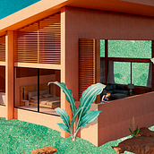 Mi proyecto del curso: Representación gráfica de proyectos arquitectónicos. Arquitetura, Design gráfico, Arquitetura de interiores, Design de interiores, Paisagismo, Colagem, Arquitetura digital e Ilustração arquitetônica projeto de Antony Arreola - 06.06.2022