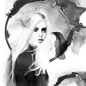 Mi proyecto del curso: Técnicas de ilustración con acuarela digital. Ilustração tradicional, Ilustração digital, Pintura em aquarela, Desenho de retrato, e Desenho digital projeto de Gabriela Ilieva - 08.06.2022