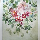 My project for course: Artistic Floral Watercolor: Connect with Nature. Traditional illustration, Painting, Watercolor Painting, and Botanical Illustration project by Rodica Bobes - 06.08.2022