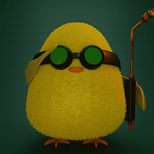 Adult "Welder" egg. Traditional illustration, 3D, Graphic Design, Character Animation, 3D Animation, and 3D Modeling project by Valeriia Romanovska - 06.08.2022