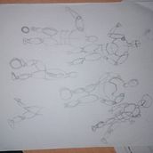 Meu projeto do curso: Fundamentos do desenho de pessoas a partir da imaginação. Traditional illustration, Fine Arts, Sketching, Pencil Drawing, Drawing, Artistic Drawing, and Figure Drawing project by Álvaro Dos Santos - 06.08.2022