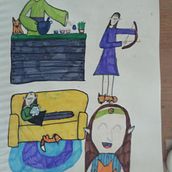 My project for course: Character Creation from Observational Drawings. Traditional illustration, Character Design, Drawing, and Sketchbook project by Ida Telelecka - 06.08.2022