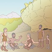 Periódico de Atapuerca. Traditional illustration, and Design project by Jorge Martínez Bastante - 03.01.2021
