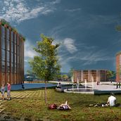 Mi proyecto del curso: Técnicas de Matte Painting para ArchViz. Photo Retouching, Digital Photograph, Digital Architecture, ArchVIZ, Photomontage, and Matte Painting project by Miguel Angel Rozo Villamizar - 06.08.2022