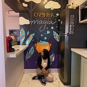 Mural Cozinha Mágica . % Julia Harumi tarafından hazırlanan Harfler, Geleneksel illüstras, Ve on projesi - 06.08.2022