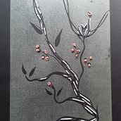 Broderie et linogravure. Traditional illustration, Embroider, Engraving, and Photograph project by iris.vaneim - 06.08.2022