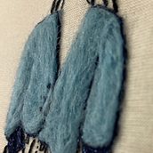 bordado de imagenes de moda con neddle felting . Un proyecto de Bordado de Saray Soria Garcia - 09.06.2022