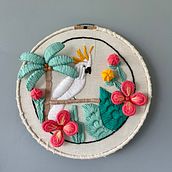 Mi proyecto del curso: Introducción al bordado tridimensional. Embroider, and Textile Design project by Claudia Mota - 06.09.2022