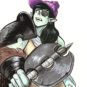 Rat Queens (Fanarts) . Ilustrasi tradisional, Gambar Pensil, Menggambar, Dan Desain Karakter proyek oleh Danae Correa - 06.09.2022
