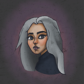 Mi proyecto del curso: Principios de pintura digital para retratos. Projekt z dziedziny  Malarstwo, Malarstwo c i frowe użytkownika Nuria Gómez Piedrafia - 10.06.2022