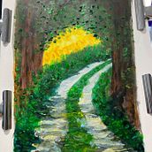 Peinture acrylique . Traditional illustration project by Aurelie Charpentier - 06.10.2022