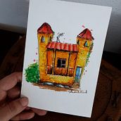 Mi proyecto del curso: Dibujo arquitectónico expresivo con marcadores de colores. Sketching, Drawing, Architectural Illustration, Sketchbook & Ink Illustration project by Amalia del Cid - 06.10.2022