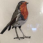 Mi proyecto del curso: Pintar con hilo: técnicas de ilustración textil. Traditional illustration, Embroider, and Textile Design project by cassandra bichon - 06.11.2022