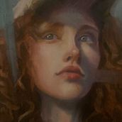 Il mio progetto del corso: Ritratti contemporanei a olio. Traditional illustration, Fine Arts, Painting, and Oil Painting project by silviabigne - 06.11.2022