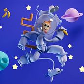 Mon projet du cours : Création de personnages 3D avec Blender . 3D, Character Design, 3D Modeling, 3D Character Design, and 3D Design project by Nicolas Mazeaud - 06.11.2022