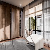 Proposed Interior Design of a 2-Storey Residence. Interior Design, Interior Architecture, Architecture, 3D Modeling, ArchVIZ, Architectural Illustration, and 3D Design project by Stephen Michael Chan - 04.30.2022