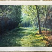 My project for course: Natural Landscapes in Watercolor. Fine Arts, Painting, and Watercolor Painting project by Erin Johnson - 06.12.2022