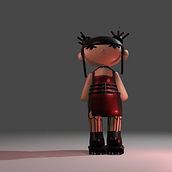 Red. Design, Traditional illustration, 3D, Character Design, and Drawing project by Julia Faria De Souza - 06.11.2022