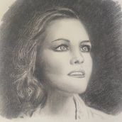 Mi proyecto del curso: Retrato artístico al carboncillo: creando atmósferas. Traditional illustration, Fine Arts, Drawing, Portrait Drawing, Realistic Drawing, and Artistic Drawing project by Nancy Nava-Castro - 06.09.2022