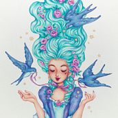 Folktale Week 2021. Un proyecto de Ilustración tradicional de missmelmacklin - 13.06.2022