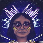 Meu projeto do curso: Retrato criativo ilustrado com Procreate. Traditional illustration, Drawing, Digital Illustration, Portrait Drawing, Digital Drawing, and Digital Painting project by Luana Velho - 06.13.2022